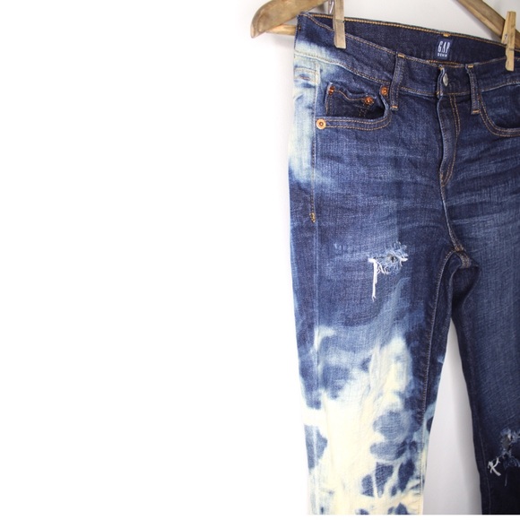 Gap Destroyed Best Girlfriend Jeans Preowned Vintage Style 25 0 - Picture 4 of 10